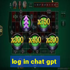 log in chat gpt